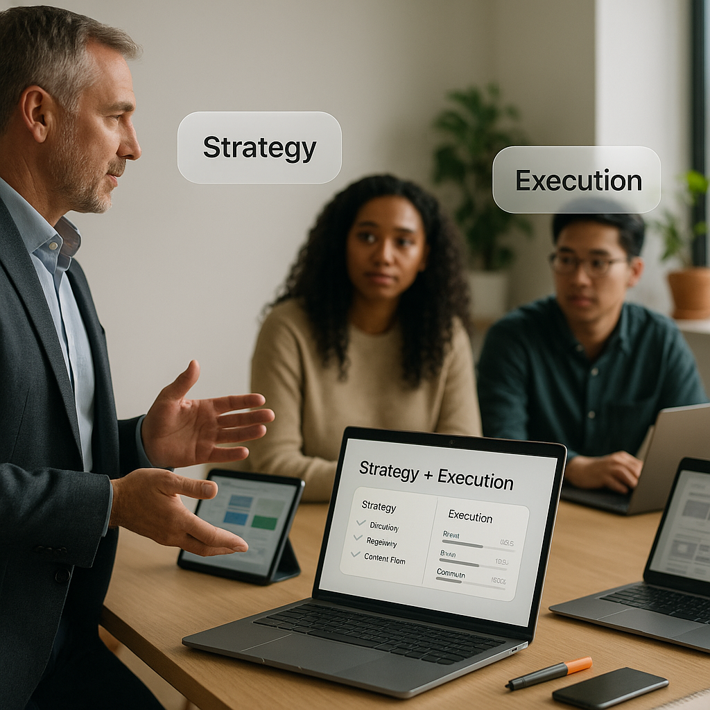 20251002_0012_Modern Workspace Strategy Session_simple_compose_01k6gk03bmfj2a25dwxzb8sz6j